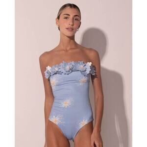 Ancora Women’s Small A Daisy in the Sun One Piece Swimsuit Removable Straps